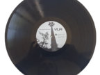 Black vinyl disc